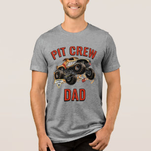 T-shirt En Tri-matière Monster Jam - Équipier de la fosse Papa Mutt le Mo