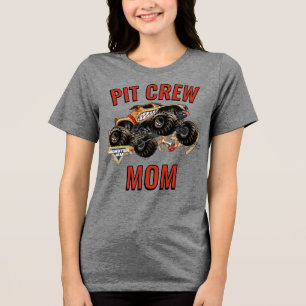 T-shirt En Tri-matière Monster Jam - Maman de l'équipe de pit Monster Mut