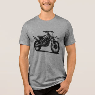 T-shirt En Tri-matière Moto Cross