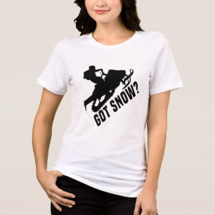 T-shirt En Tri-matière Motoneige - Obtenir des cadeaux de motoneige neige