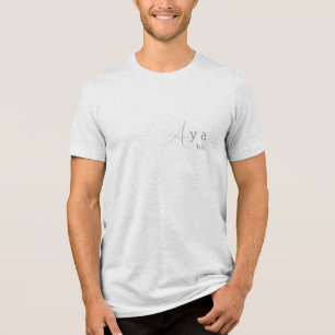 T-shirt En Tri-matière Murugi Wear Aya (آ) Bella+Canvas Tri-Mélend