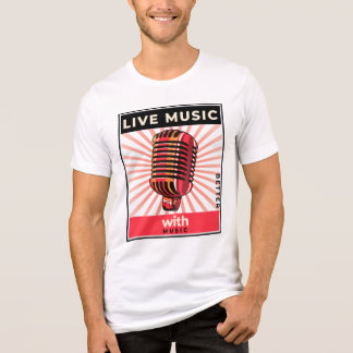 T-SHIRT  EN TRI-MATIÈRE MUSIQUE LIVE MIEUX