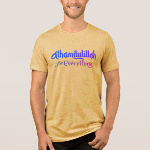 T-shirt En Tri-matière Musulman Umrah Hajj Ramadan Eid Nikah Alhamdulilla