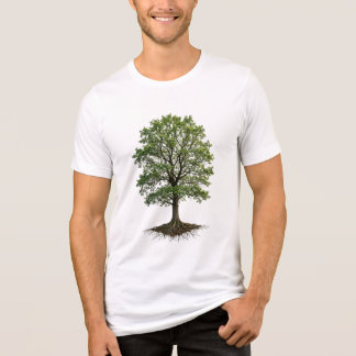 T-shirt En Tri-matière Natural Tree of Life Roots and Leaves