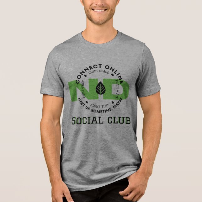 T-shirt En Tri-matière ND Social Club (Recto)