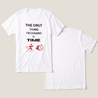 T-shirt En Tri-matière NE COURANT QUE LE TEMPS. Motif Hommes Motivation B