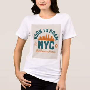 T-shirt En Tri-matière Né pour errer NYC