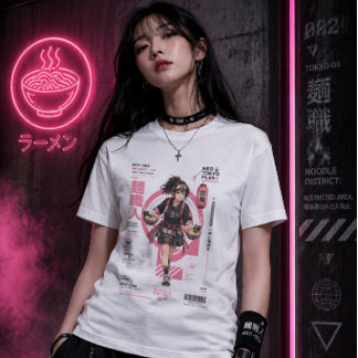 T-shirt En Tri-matière Neo Tokyo Files 008 – Quartier des Nouilles | Rame