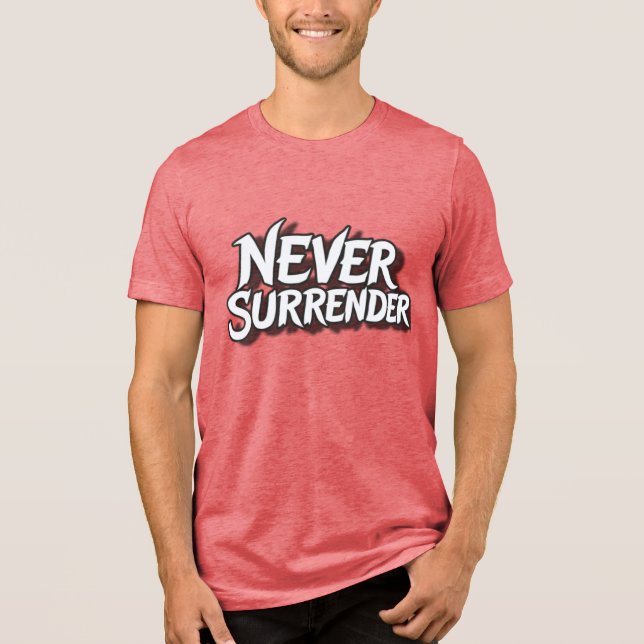 T-shirt En Tri-matière Never Surrender (Recto)