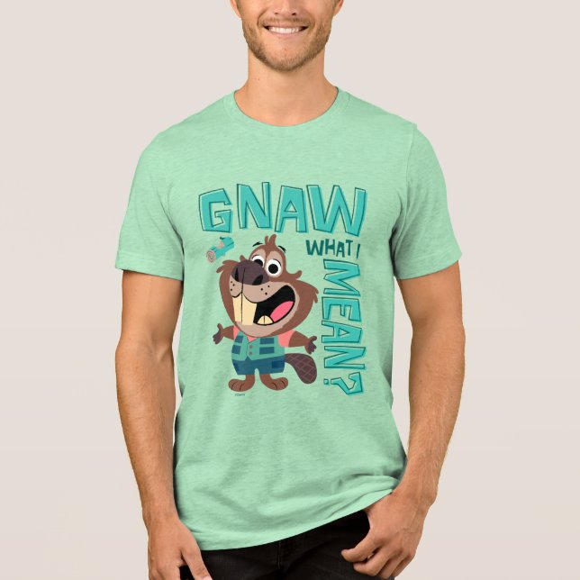 T-shirt En Tri-matière Nibbles Maplestick - Gnaw What I Mean? (Recto)