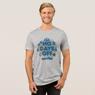 T-shirt En Tri-matière No Days Off Motivational Hustle