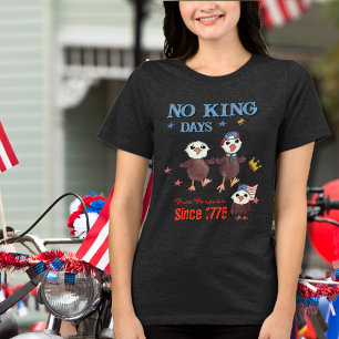 T-shirt En Tri-matière No King Days depuis 1776 Aigles patriotiques
