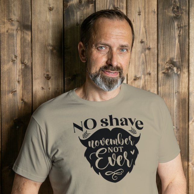 T-shirt En Tri-matière No Shave November Not Ever (Créateur téléchargé)