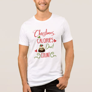 T-shirt En Tri-matière noël calories ne compte pas les citations de vacan