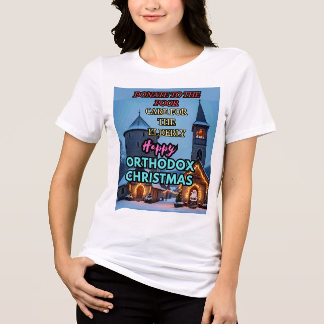 T-shirt En Tri-matière Noël orthodoxe (Recto)