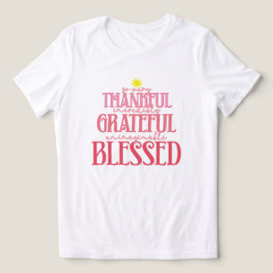 T-shirt En Tri-matière Noël rose Merci et béni