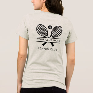 T-shirt En Tri-matière Nom personnalisé de club de tennis Équipe de joueu