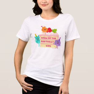 T-shirt En Tri-matière Nombre de bosses Gâteau - Maman de la fille d'an