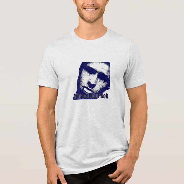 T-shirt En Tri-matière Non votre langue de Bob (Recto)