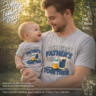 T-shirt En Tri-matière Nos premiers jours ensemble pour la fête des pères