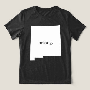 T-shirt En Tri-matière Nouveau Mexique Carte Belong, State Pride