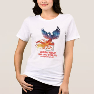 T-shirt En Tri-matière Nouvelle Année Nouveau Moi Même Café Meilleures Vi