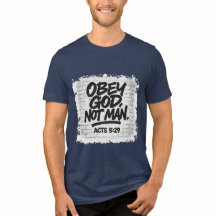 Obey God Not Man Christian - Actes 5:29