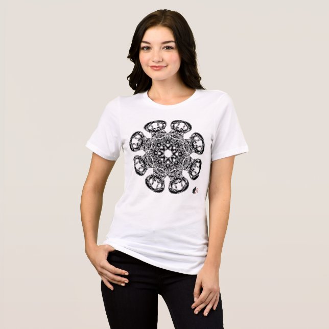 T-shirt En Tri-matière Objet d’art Octa Glyph (Recto plein)