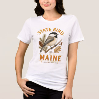 T-shirt En Tri-matière Observation d'oiseaux ME Mésange à tête noire