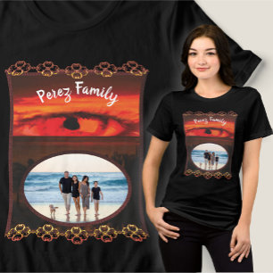 T-shirt En Tri-matière Oeil couché de soleil de famille 2106
