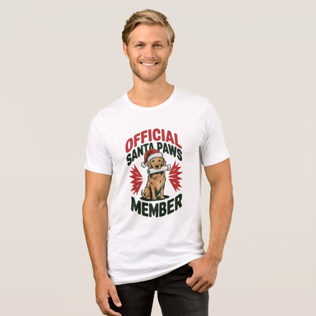 T-shirt En Tri-matière Official Santa Paws Member Tee (Recto plein)