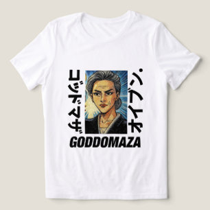 T-SHIRT EN TRI-MATIÈRE OG MOMOKO TÊTE COULEUR AVANT VUE TEXTE BOLD