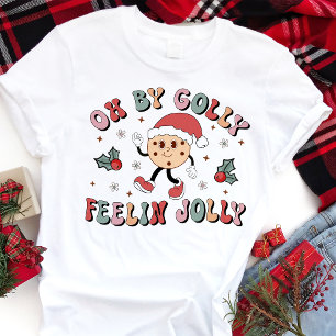 T-shirt En Tri-matière Oh Mon Dieux Sentiment Joyeux Noël Rétro