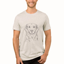 Or retriever doré moderne Minimaliste Dessin au tr