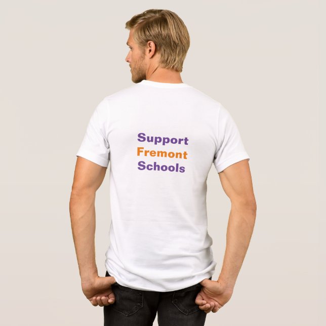 T-shirt En Tri-matière Oui Sur M Chemise Tri-Blend (Verso intégral)