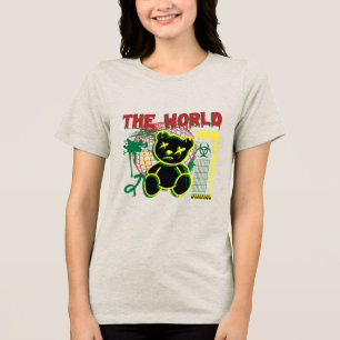 T-shirt En Tri-matière Ours le monde - Portez-le avec force et intensité