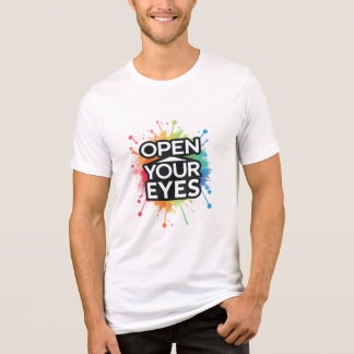 T-shirt En Tri-matière 👁 OUVREZ VOS YEUX – Voir au-delà de l'ordinaire