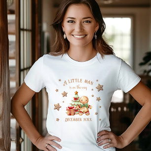 T-shirt En Tri-matière Pain d'épices Homme Noël Baby Faire-part