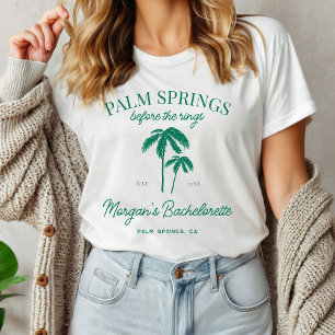 T-shirt En Tri-matière Palm Springs avant les bagues de fiançailles pour