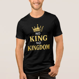 T-shirt En Tri-matière Panneau de protestation sans rois vertical 2025