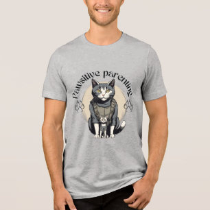 T-shirt En Tri-matière Papa de chat déployé pour la connectivité Meow-mis