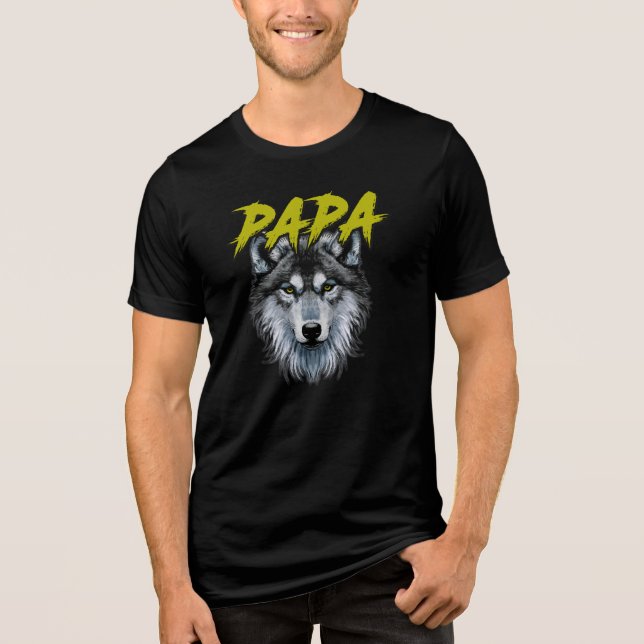 T-shirt En Tri-matière Papa Fête des pères mignonne papa Anniversaire (Recto)