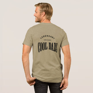 T-shirt En Tri-matière Papas Légendaires Cool – Conception de Typographie