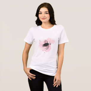 T-shirt En Tri-matière Papillon Whimsical Splash - Artistique
