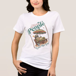 T-shirt En Tri-matière Paresseux sarcastique Ma tolérance pour les gens