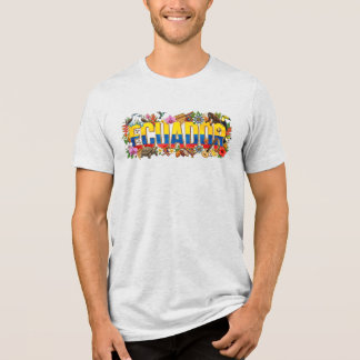 T-shirt En Tri-matière Patrimoine de l'Équateur - Faune, Culture & Tradit