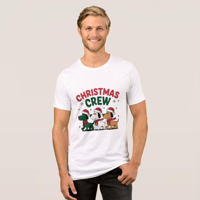 T-shirt En Tri-matière Paw Patrol Christmas Crew Tee (Recto plein)