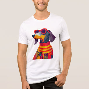 T-shirt En Tri-matière Pawfect Dachshund Wienerdog Doxie Dogdad Dans Le S