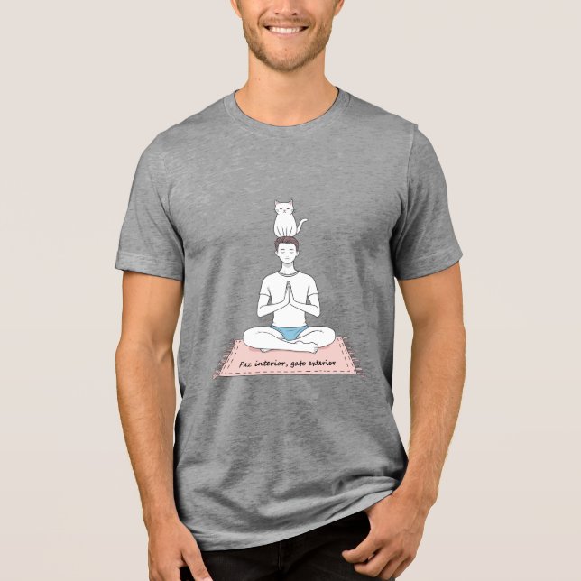 T-shirt En Tri-matière Paz Interior, Gato Exterior (Recto)