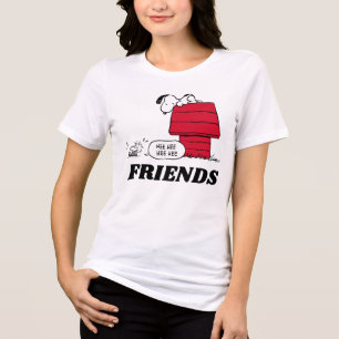 T-shirt En Tri-matière PEANUTS Motif rouge et noir